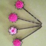 Pretty In Pink Hair Bobby Pins